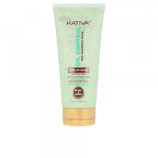 Oil Control Pre-Shampoo Mask - Kativa Hårpleje 200 Ml