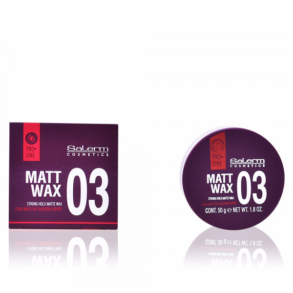 Matt Wax 03 Strong Hold Matte Wax - Salerm Cuidado Del Cabello 50 G