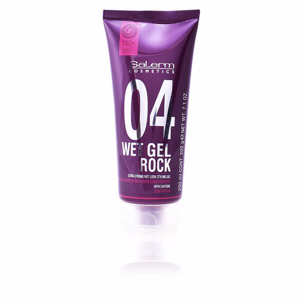 Salerm - Wet Gel Rock 04 Extra-Strong Wet Looks Styling Gel 200ml Cura Dei Capelli