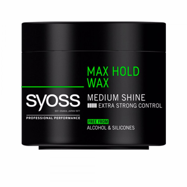 Max Hold Wax Medium Shine - Syoss Hårpleje 150 Ml