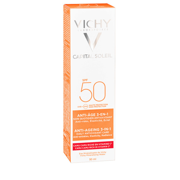 Capital Soleil SPF 50 Anti-Âge 3-En-1 - Vichy Hårpleje 50 Ml