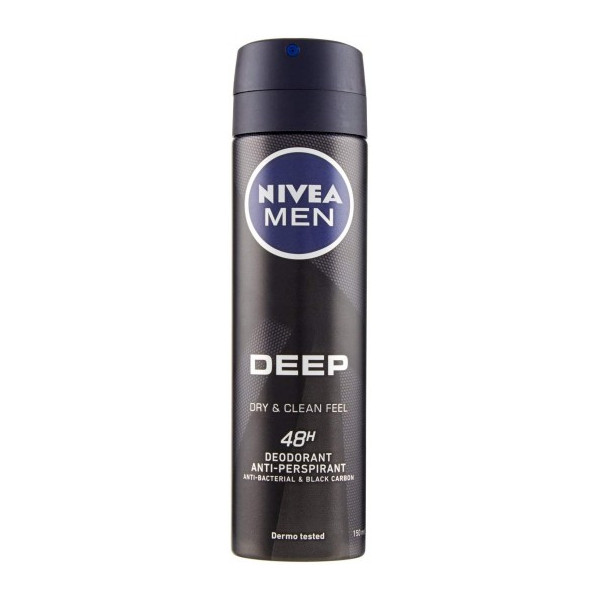 Nivea - Men Deep Dry & Clean Feel : Deodorant 5 Oz / 150 Ml