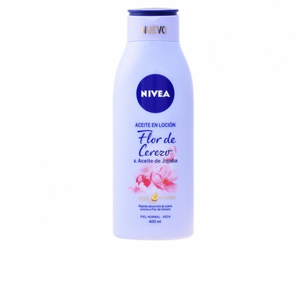 Nivea - Aceite En Loción Flor De Cerezo & Aceite De Jojoba 400ml Idratante E Nutriente