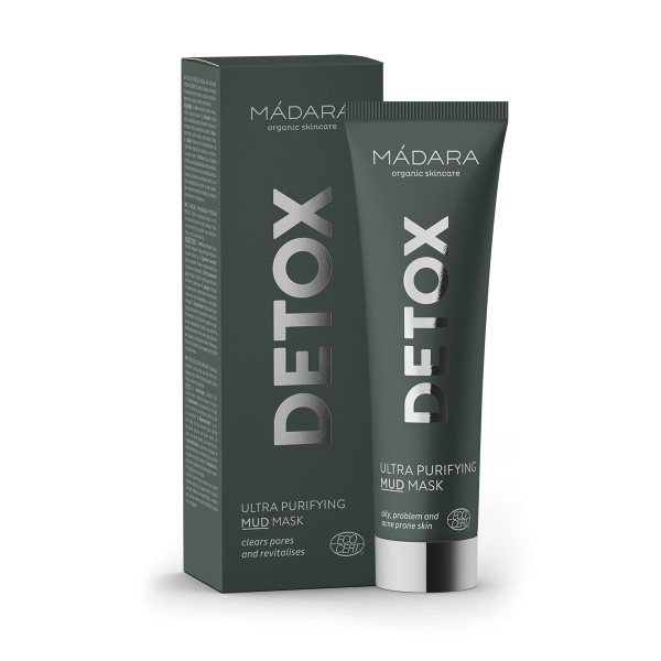 Detox Ultra Purifying Mud Mask - Mádara Mask 60 Ml