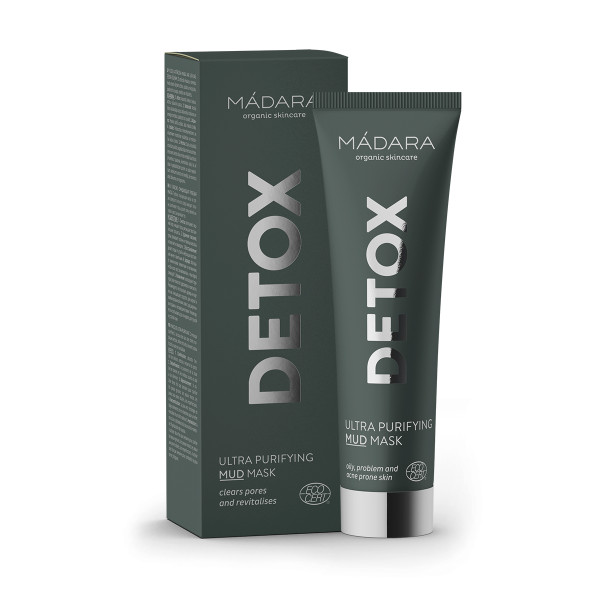 Detox Ultra Purifying Mud Mask - Mádara Mask 60 Ml