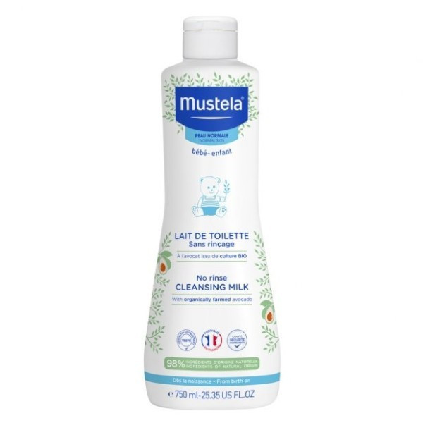 Mustela - Lait De Toilette Sans Rinçage 750ml Detergente - Struccante