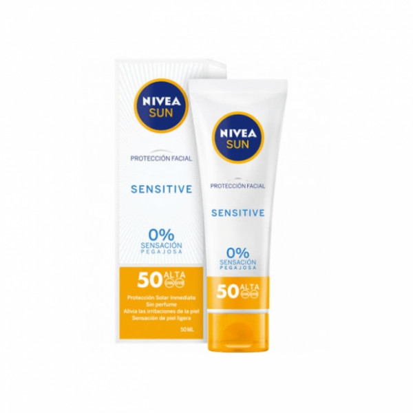 Sun UV Face Sensitive - Nivea Protección Solar 50 Ml