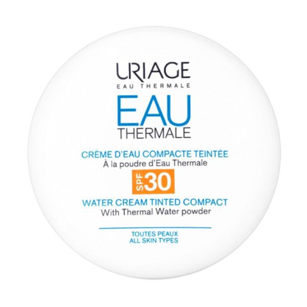 Eau Thermale Crème D'eau Compacte Teintée - Uriage Beskyttelse Mod Solen 10 G