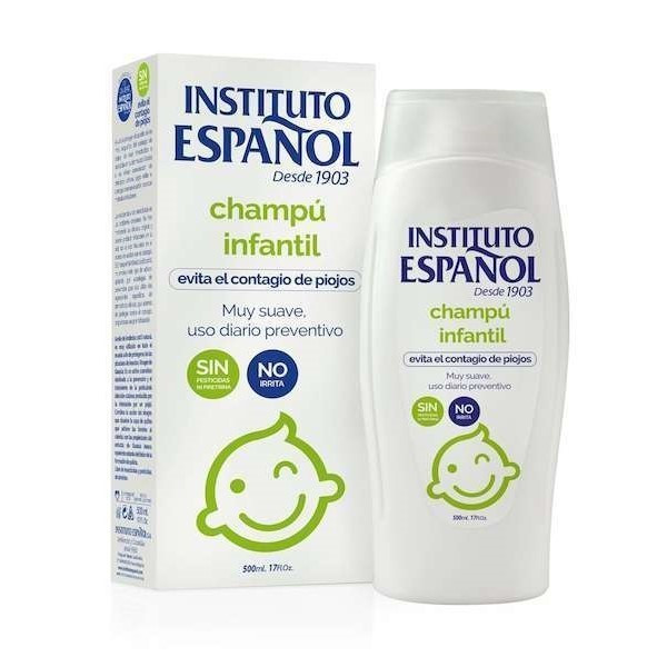 Champú Infantil Evita El Contagio De Piojos - Instituto Español Shampoo 500 Ml
