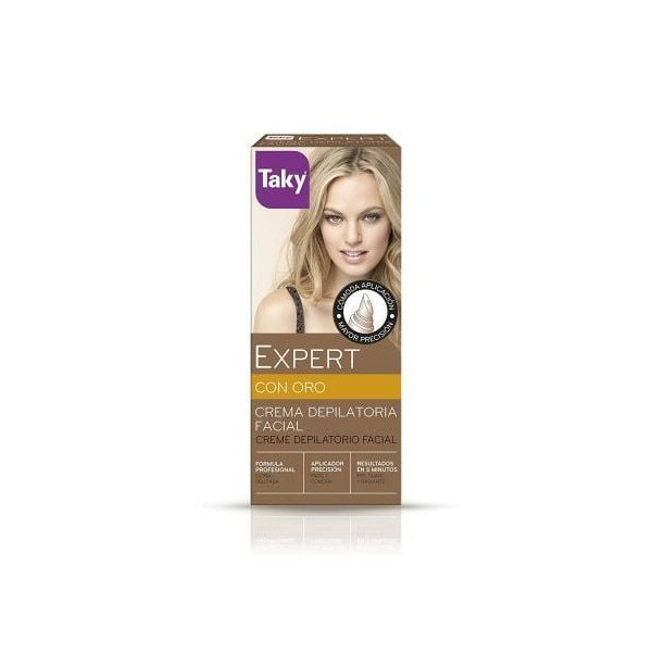 Taky - Expert Con Oro Crema Depilatoria Facial 20ml Cura Depilatoria