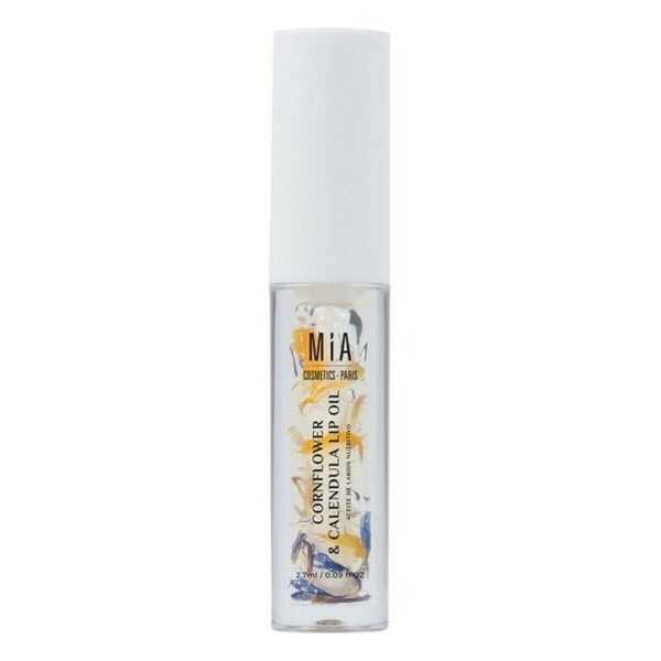 Cornflower & Calendula Lip Oil - Mia Cosmetics Læbepleje 2,7 Ml