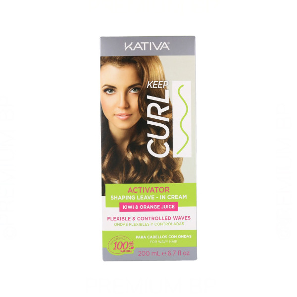 Keep Curl Activator Shaping Leave-In Cream - Kativa Hårpleje 200 Ml