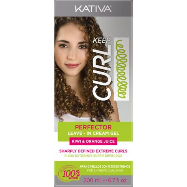 Keep Curl Perfector Leave-In Cream Gel - Kativa Cuidado Del Cabello 200 Ml