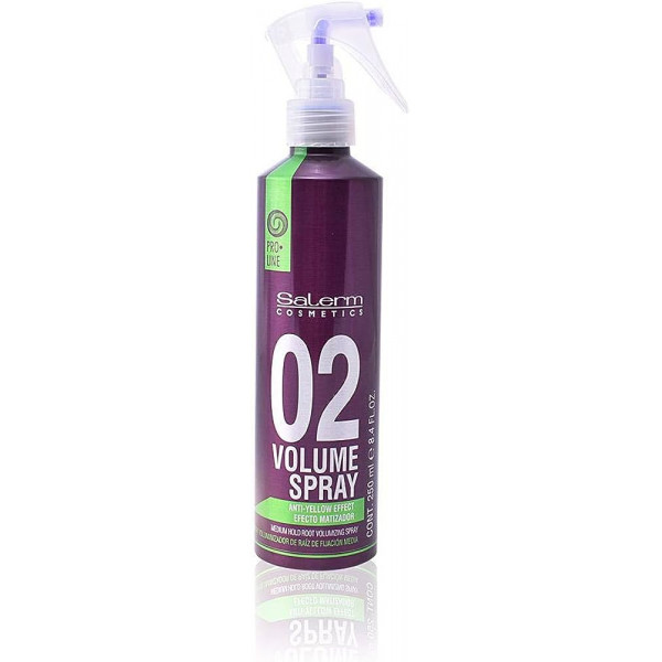 Volume Spray 02 Anti-Yellow Effect - Salerm Haarpflege 250 Ml