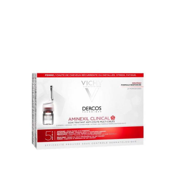 Dercos Technique Aminexil Clinical 5 - Vichy Hårpleje 126 Ml