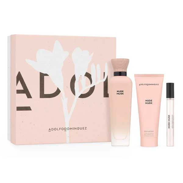 Adolfo Dominguez - Nude Musk : Gift Boxes 130 Ml