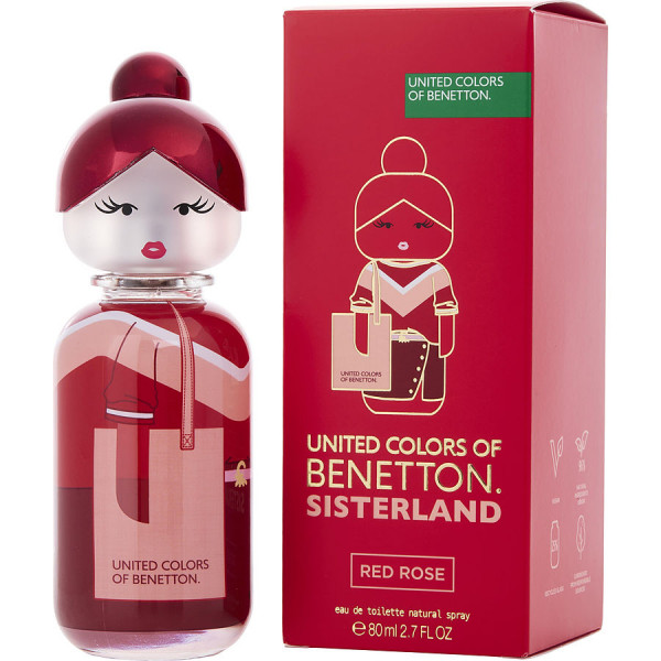 Benetton - Sisterland Red Rose 80ml Eau De Toilette Spray