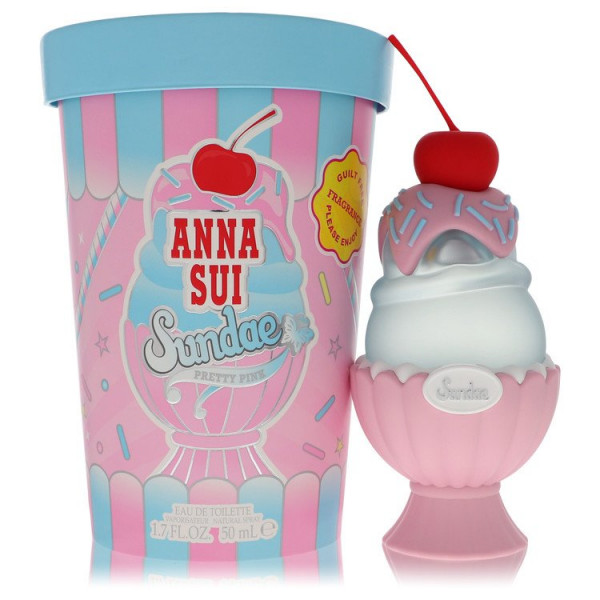 Anna Sui - Sundae Pretty Pink : Eau De Toilette Spray 1.7 Oz / 50 Ml
