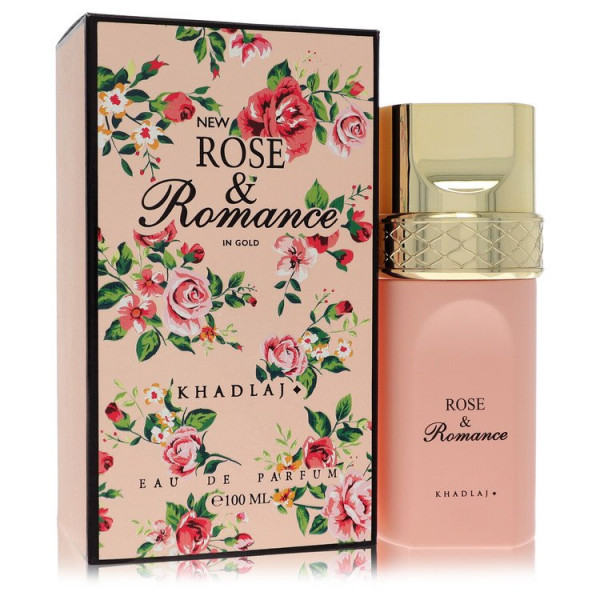 Khadlaj - Rose & Romance In Gold : Eau De Parfum Spray 3.4 Oz / 100 Ml
